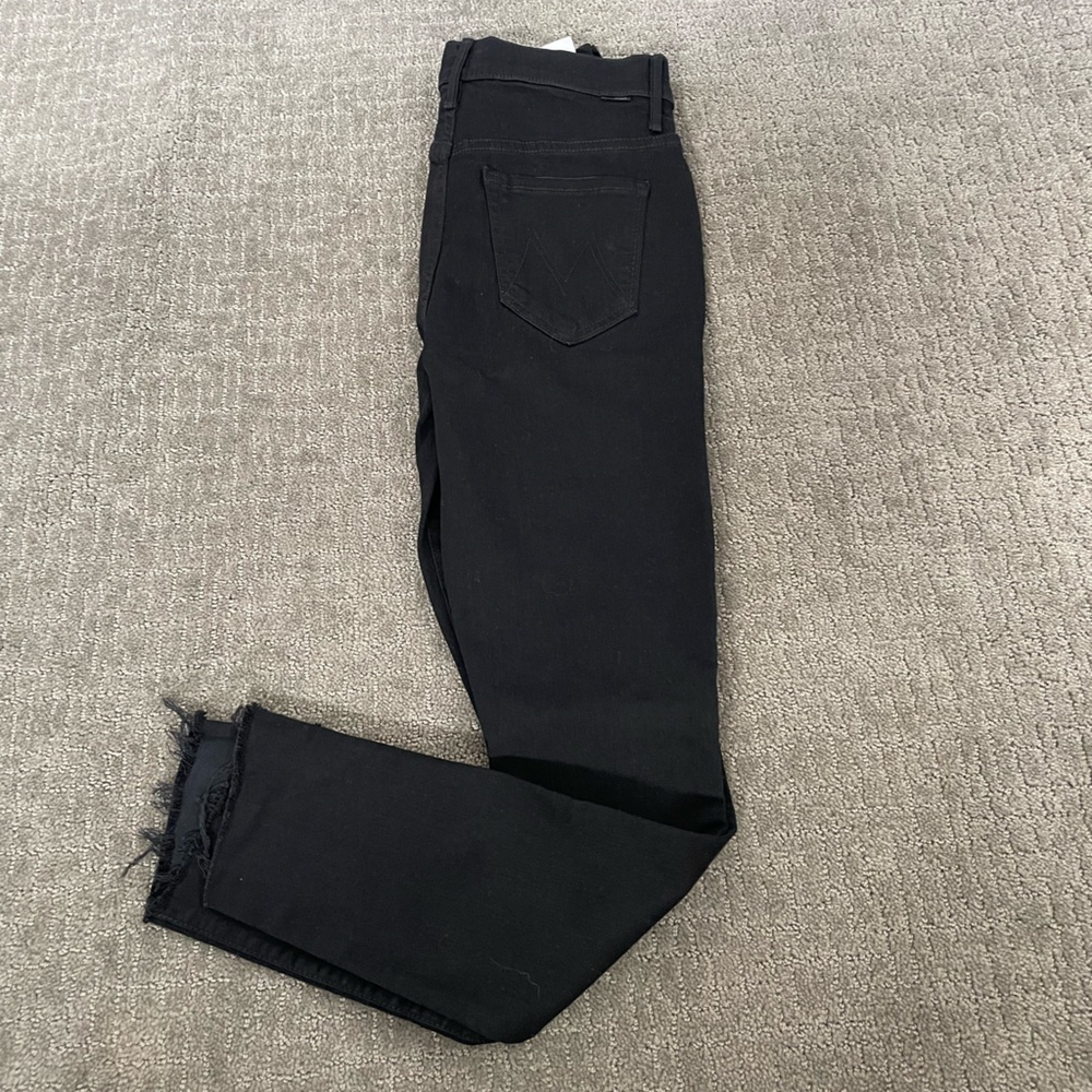MOTHER Stunner Zip Ankle Step Fray
